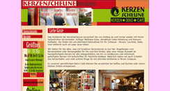 Desktop Screenshot of kerzenscheune.com